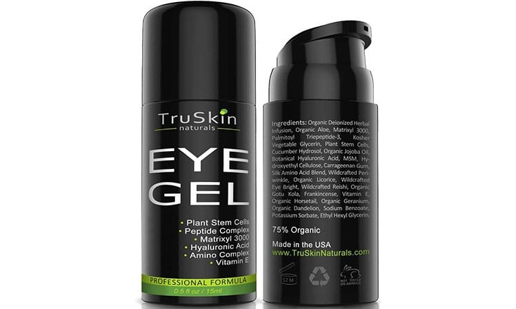 TruSkin Naturals Eye Gel with jojoba oil, green tea and shea butter 