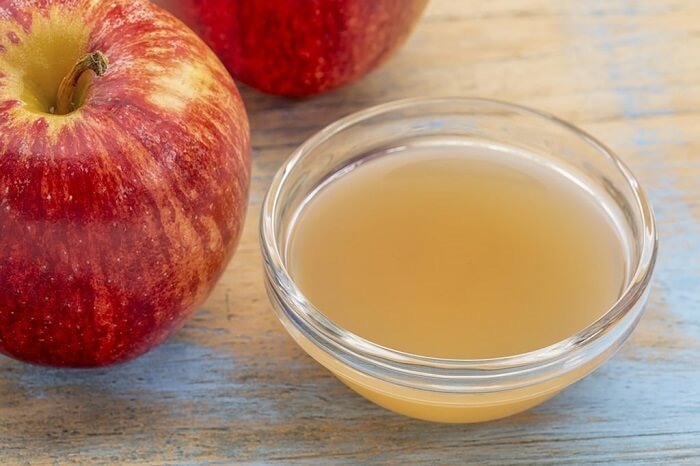 Unfiltered, raw apple cider vinegar