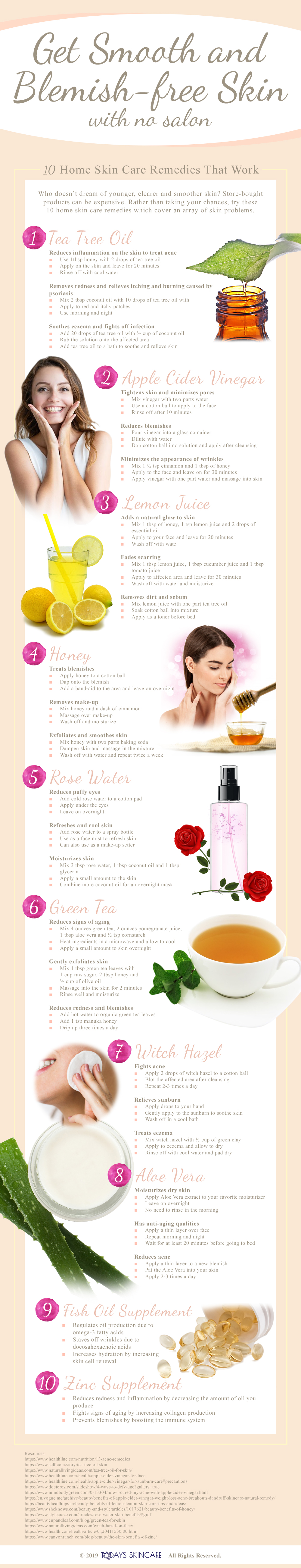 Top 10 Home Skin Care Remedies That Work